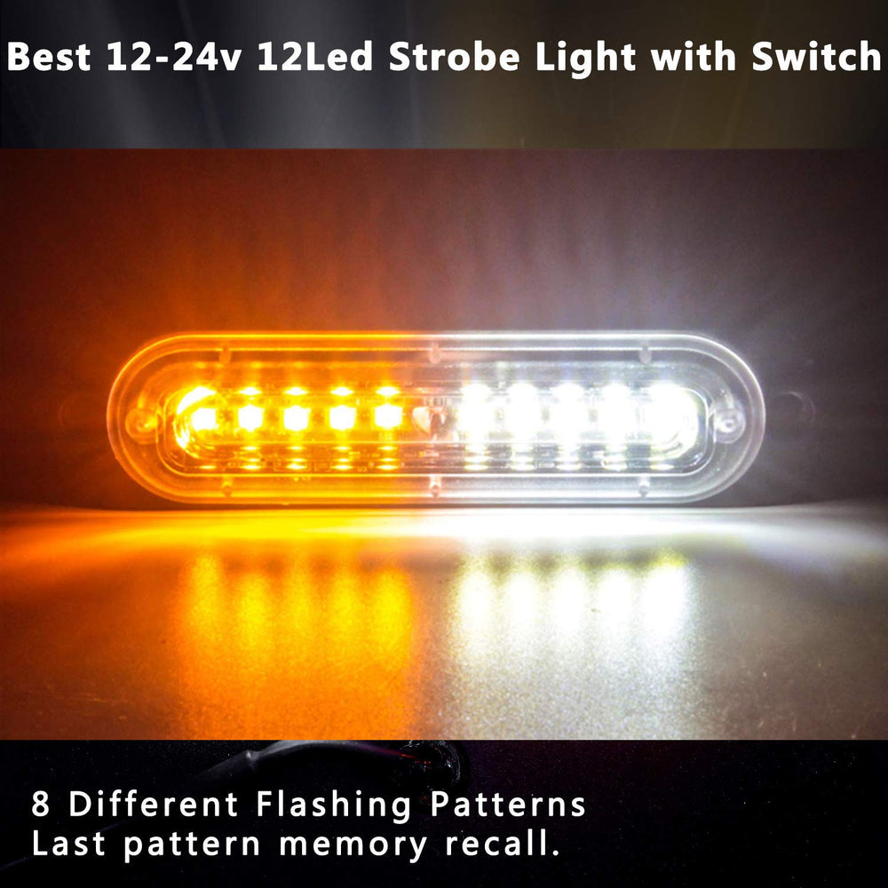 Ease2U E LED strobe compact size with wiring lengths for easy install