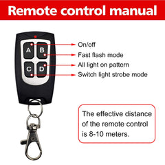 Ease2U E LED strobe panel with 12 LEDs for bright warning light