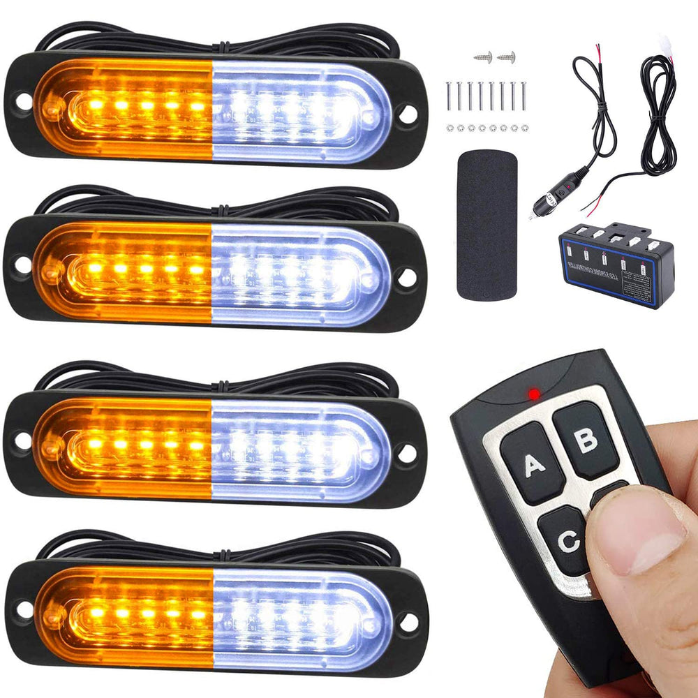 Ease2U E LED strobe front grille mount for daytime visibility on trucks
