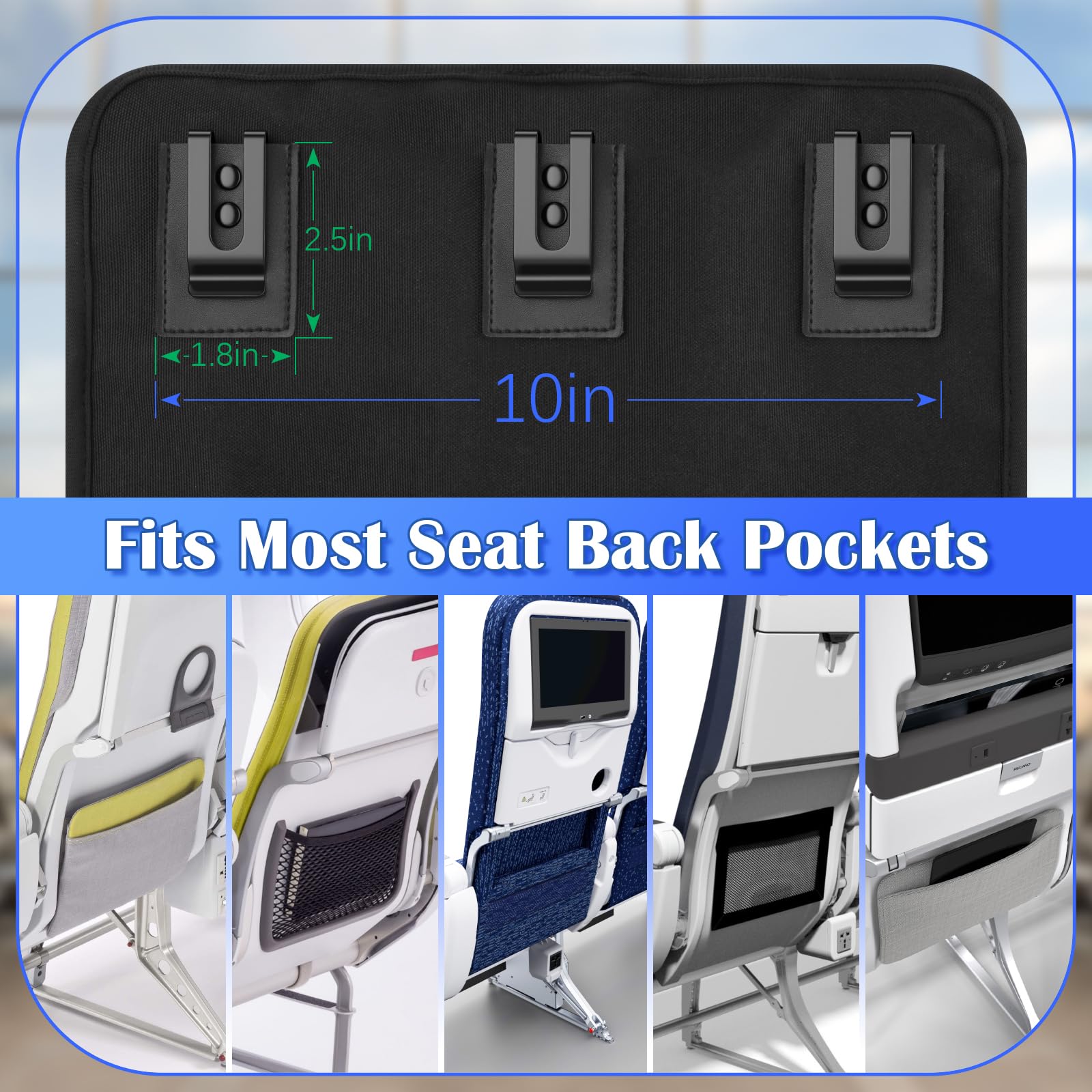 Durable nylon material of Easecos organizer designed for frequent travel.