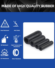 Easily 1/4 inch vacuum cap keeps hoses sealed during maintenance