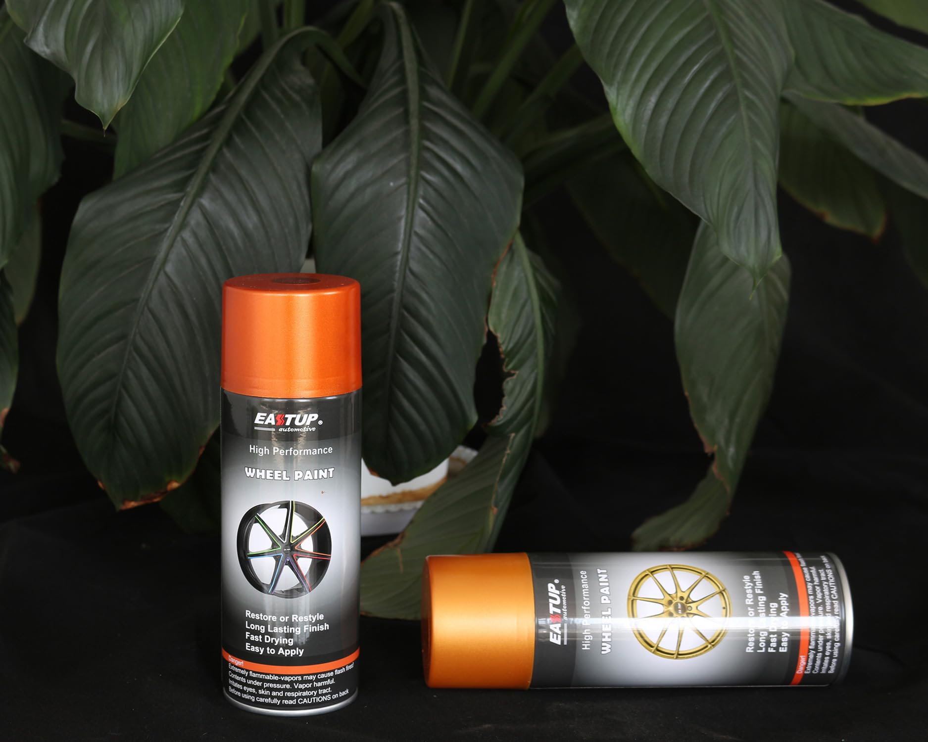 Fade-resistant EASTUP orange-gold wheel paint retains color over time