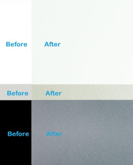 EASTUP wheel with glossy finish after Pearl White application close-up.