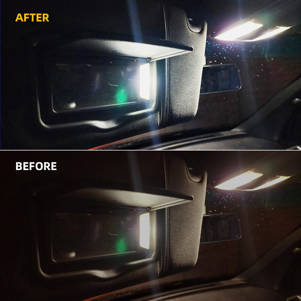 EASY EAGLE side mirror puddle light improves curb presence and safety