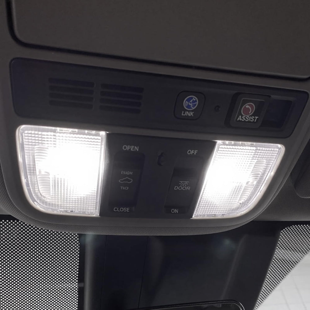 EASY EAGLE door light adds ambient glow for easy entry.