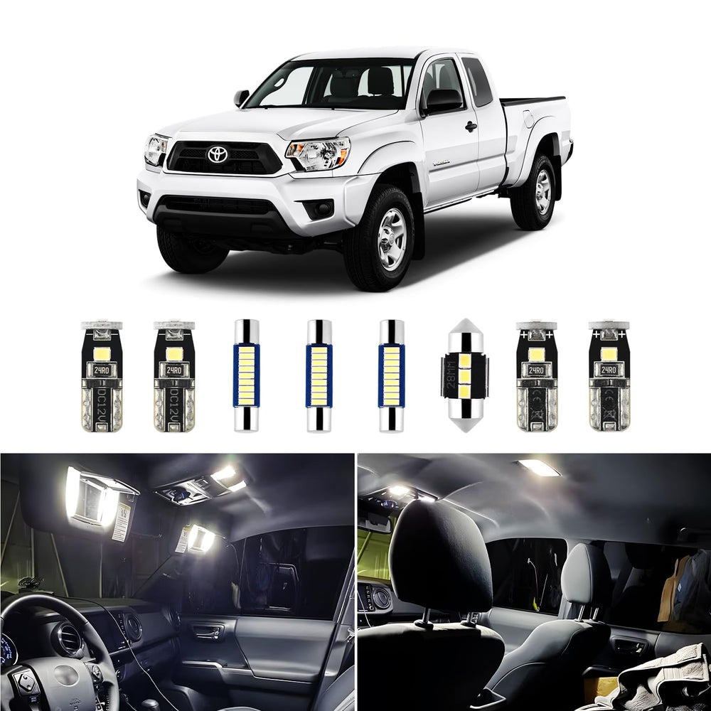 Easy Eagle map light for Toyota Tacoma interior enhances nighttime visibility.