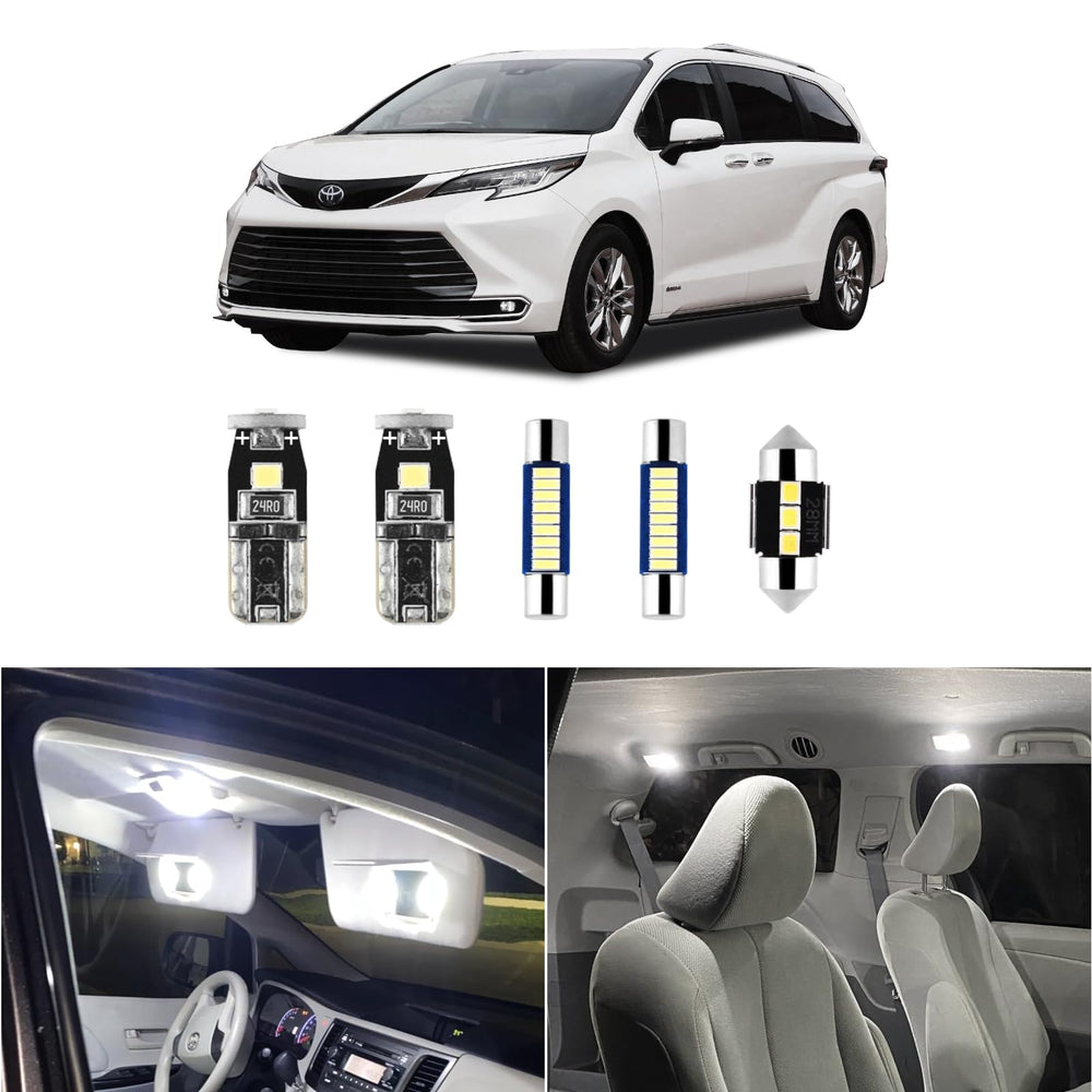EASY EAGLE Sienna map lights upgrade for clearer cabin visibility at night