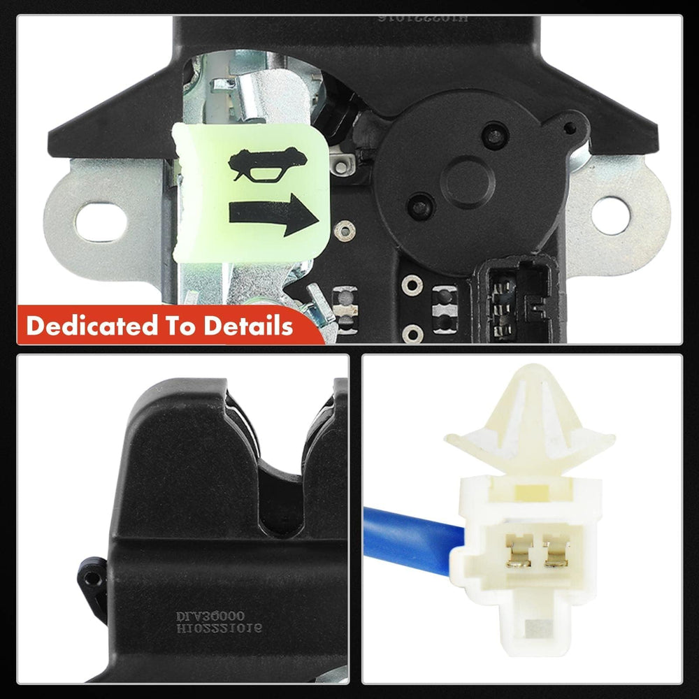 Easy-to-install trunk latch actuator designed for quick replacement.