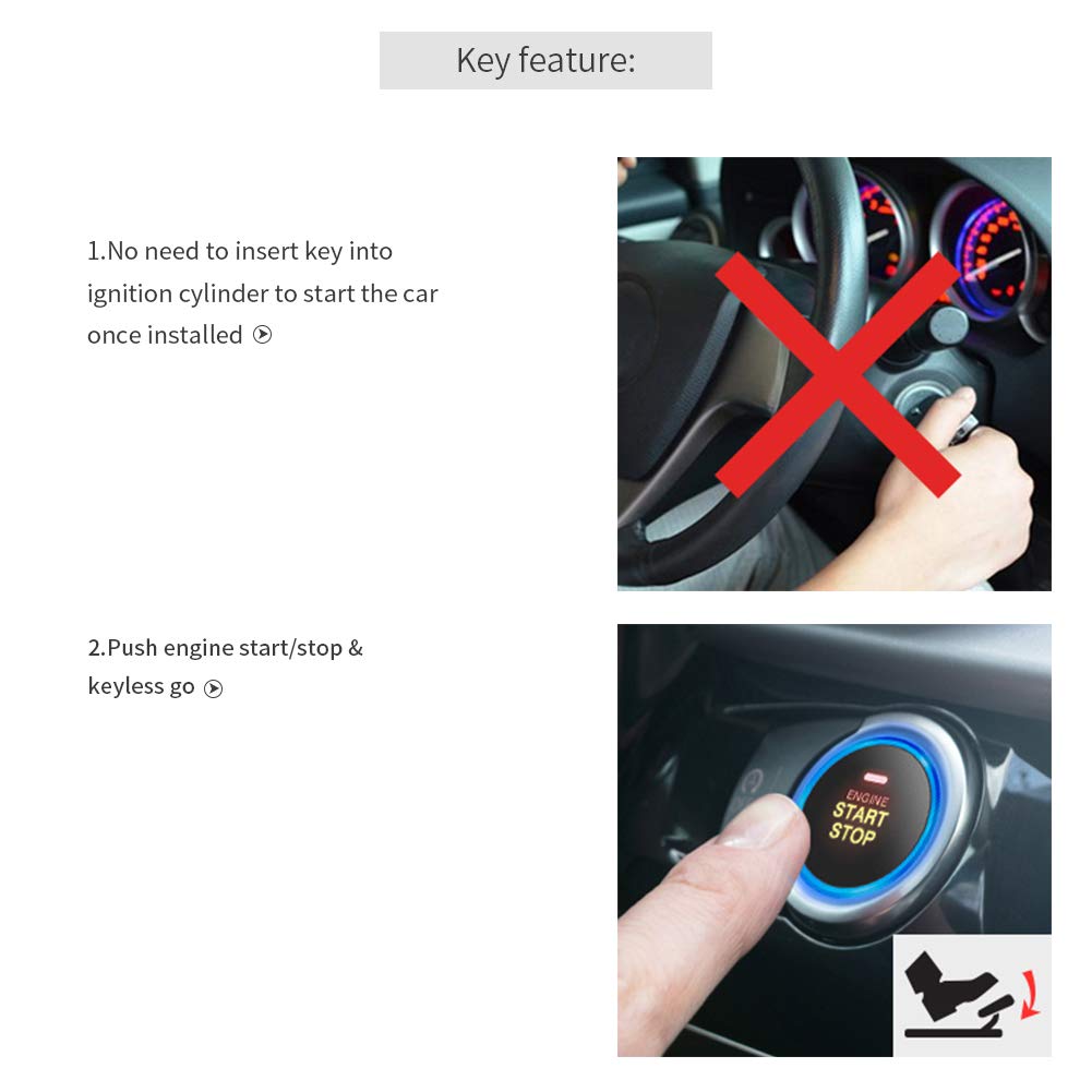 EasyGuard EC004 interior panel installation demonstrates clean wiring integration.