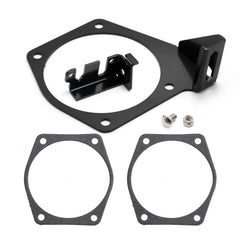 EATAKWARD 4-bolt throttle bracket closeup in durable steel for reliable performance