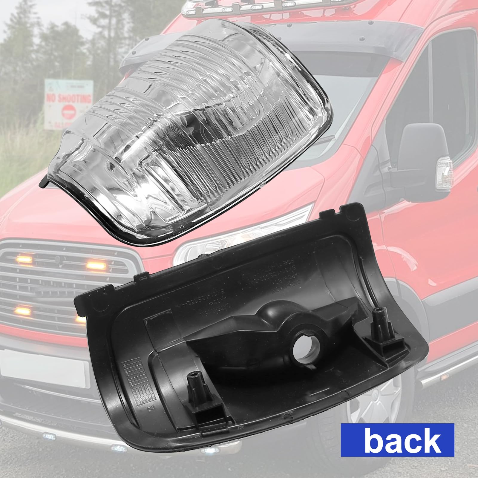 Stylish EATAKWARD lens cover adds modern look to Ford Transit