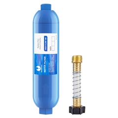 EauSerene RV Water Filter Kit hose connection for easy setup