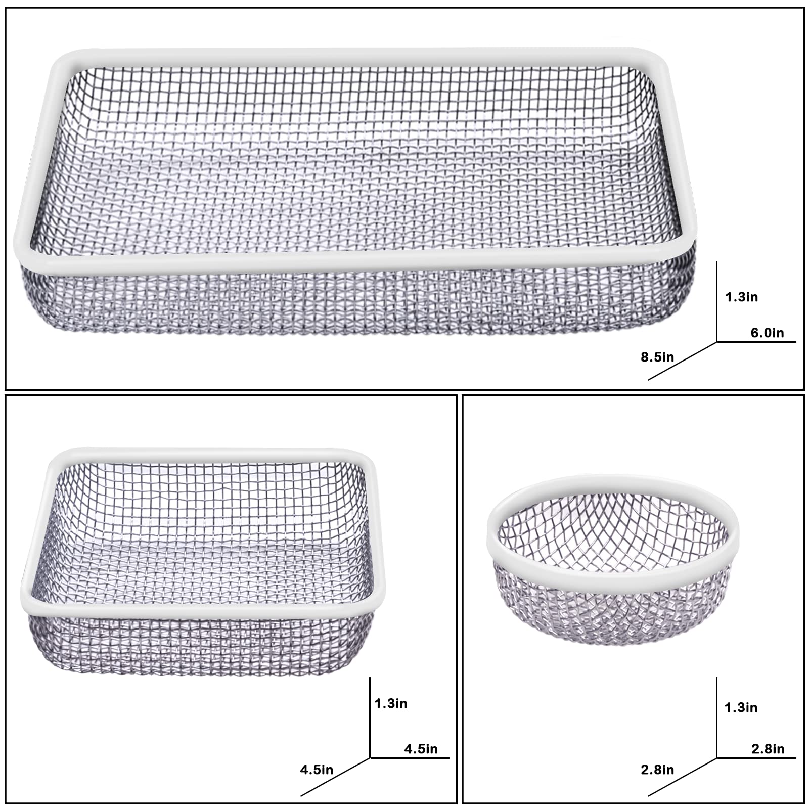 Eazy2hD circular furnace screen closeup protects RV vents from pests.