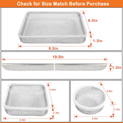Eazy2hD round fly screen blocks small pests at RV vents.