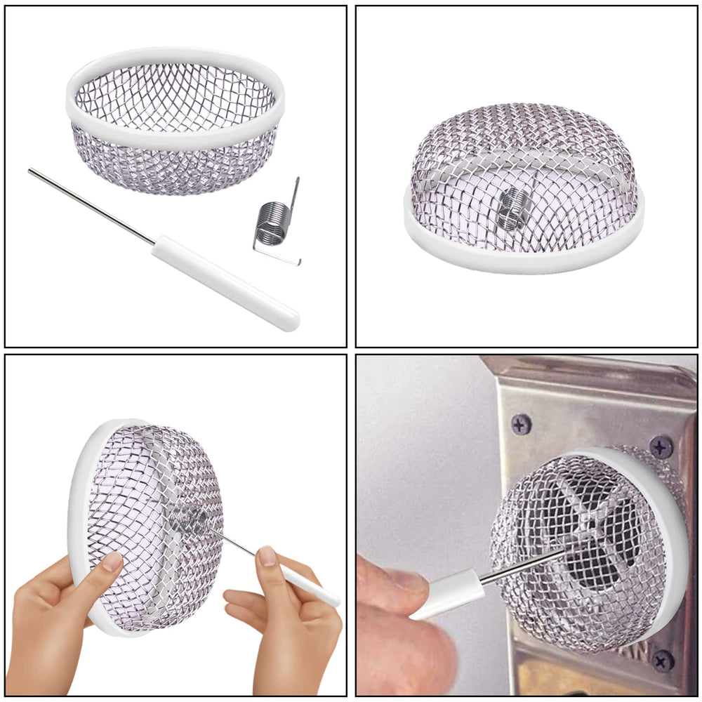 Eazy2hD spring fasteners enable secure, reusable vent installations.