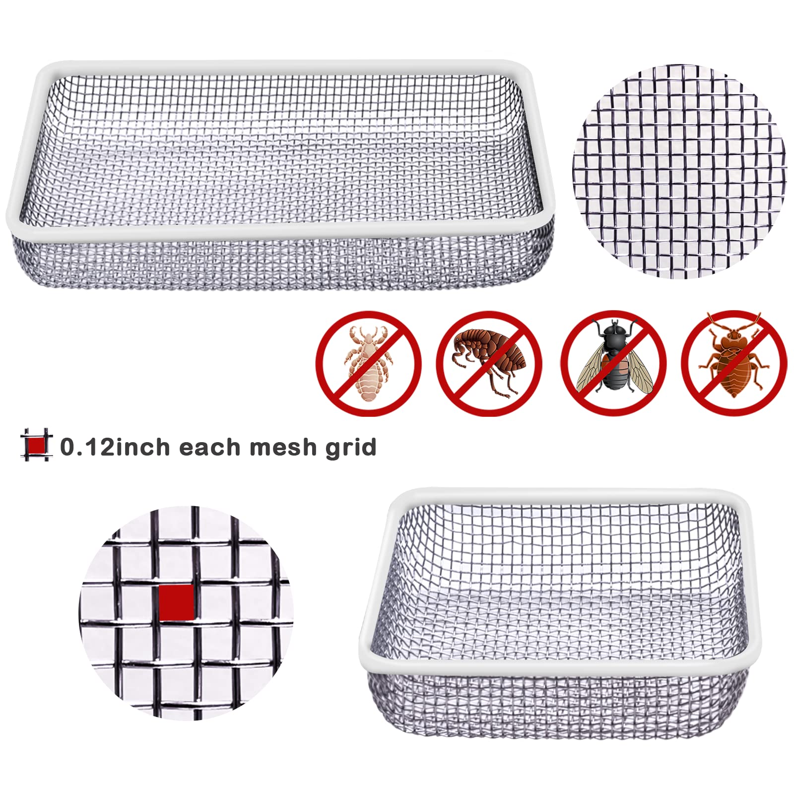Eazy2hD water heater square screen blocks debris while preserving access.