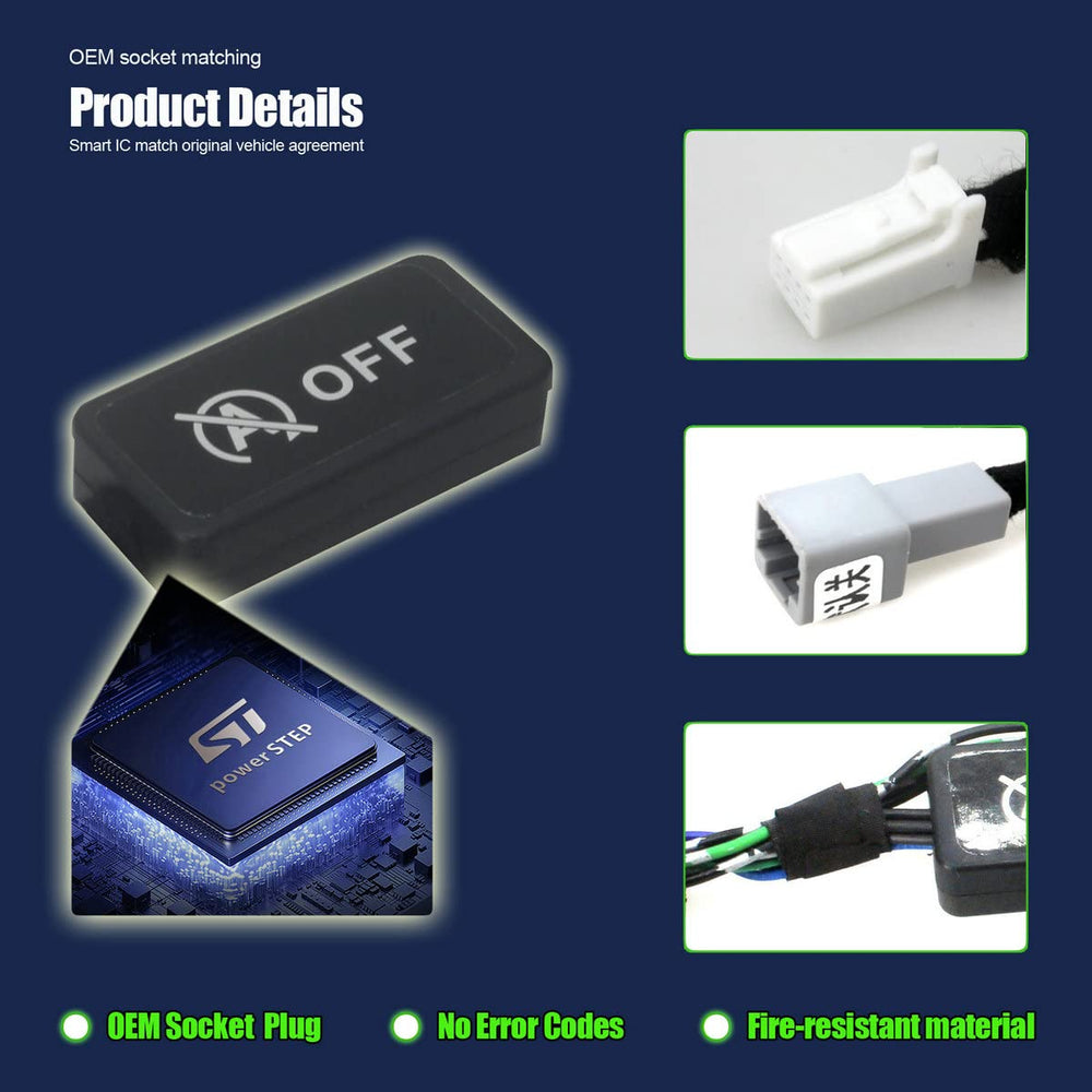 EBAIFUN auto-start-stop eliminator device—plug-and-play, aims to avoid errors after installation.