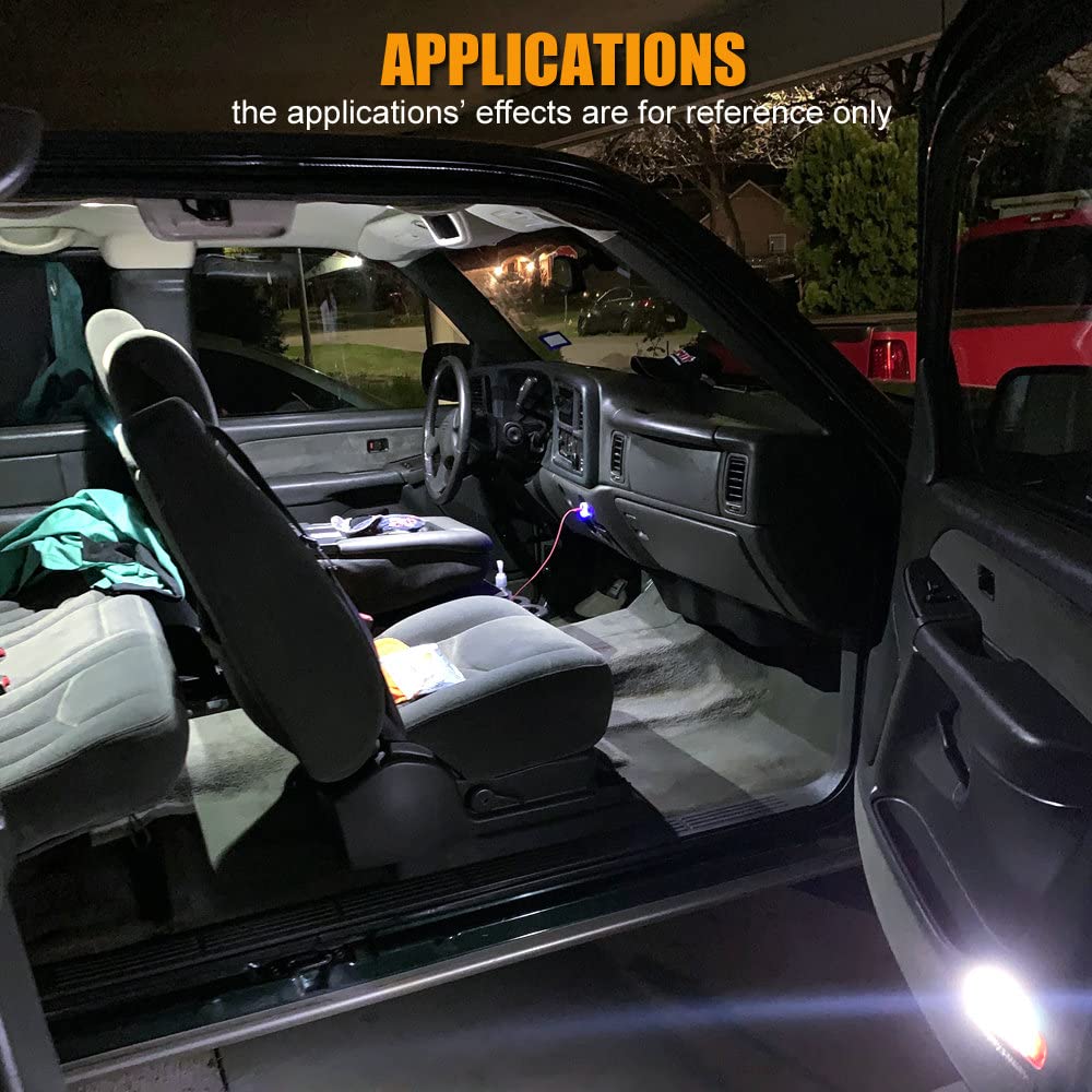 EBAIFUN 14-piece LED interior kit for Silverado/Sierra complete upgrade.