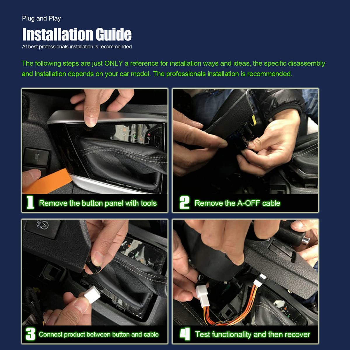 EBAIFUN installation tool and cable—clear, non-destructive setup.