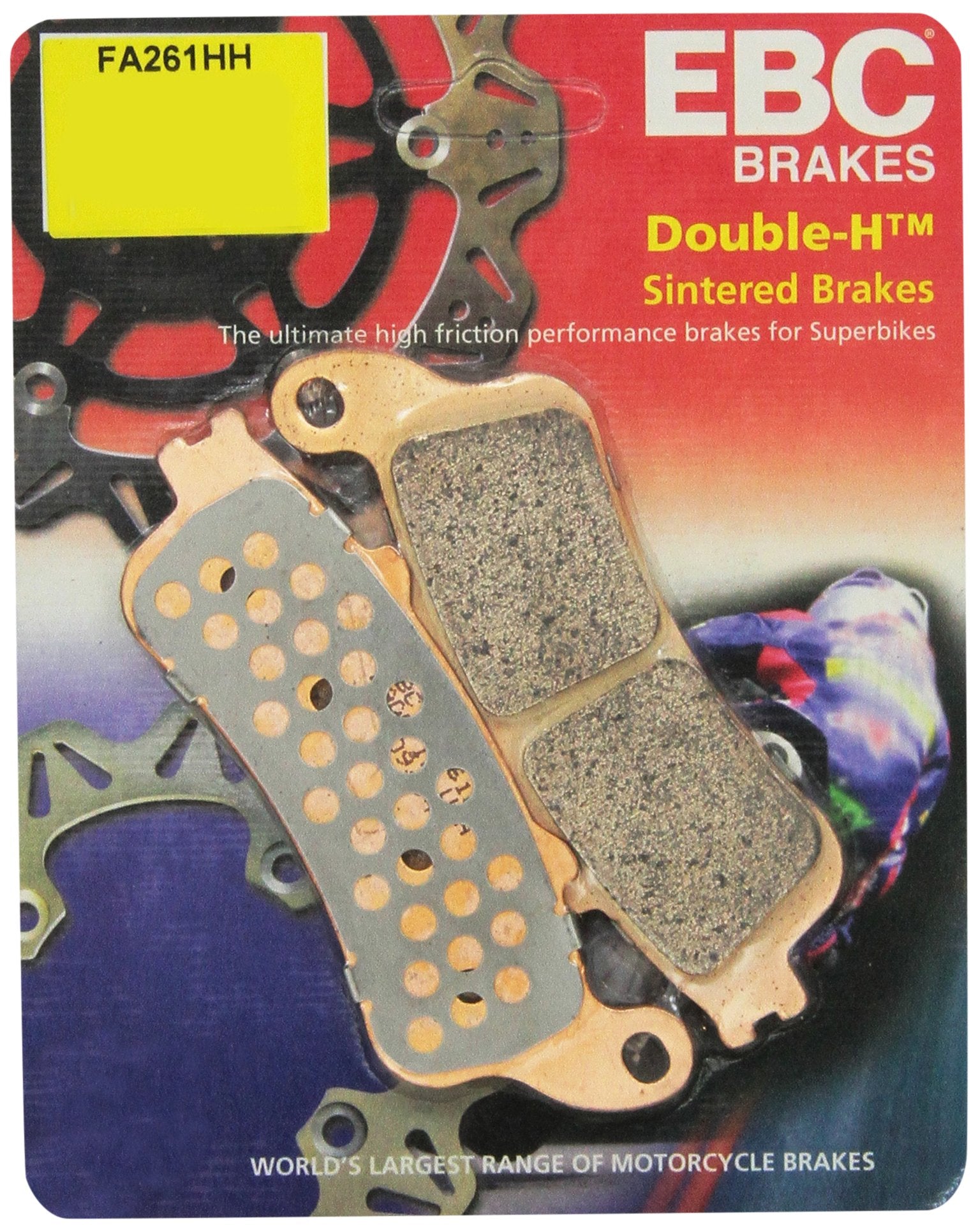 EBC FA261HH Double-H sintered brake pad for Victory and Honda offering strong braking power