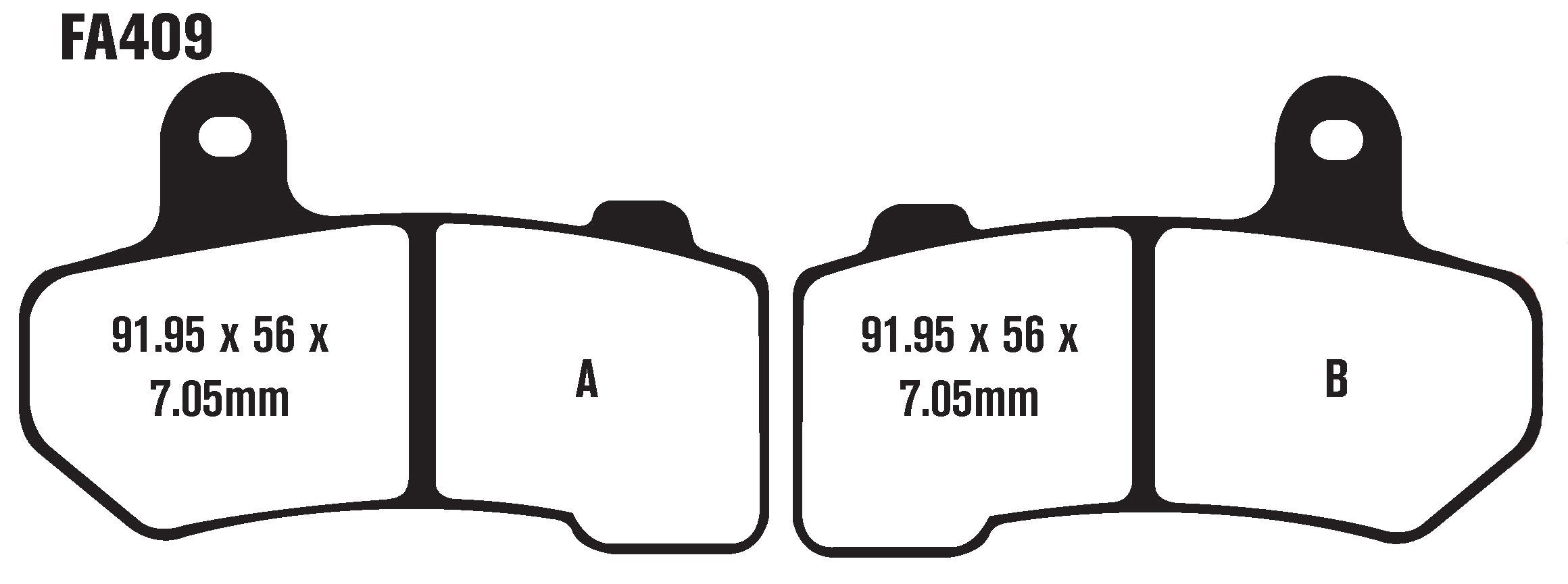 EBC FA409HH packaging image shows premium brake pads ready for installation