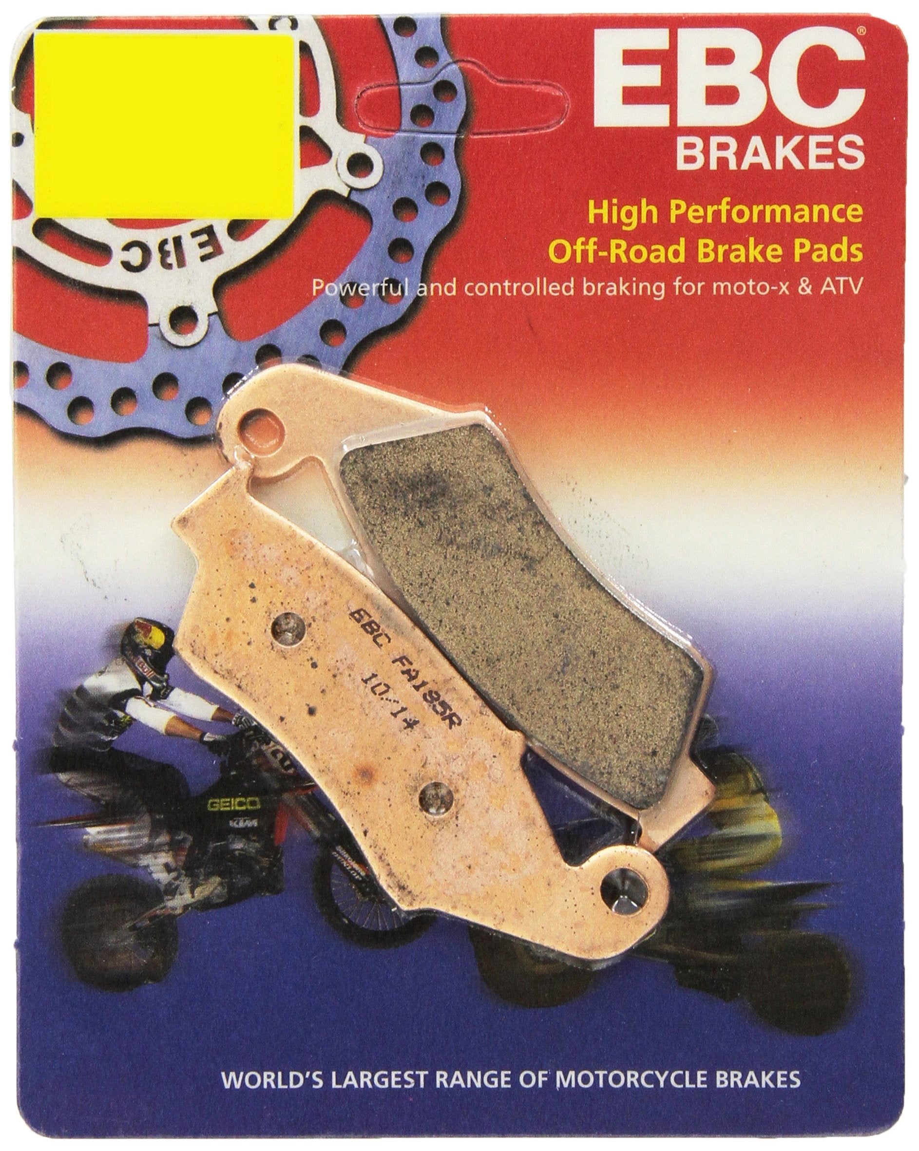 EBC FA185R brake shoe end view highlighting chamfers and build