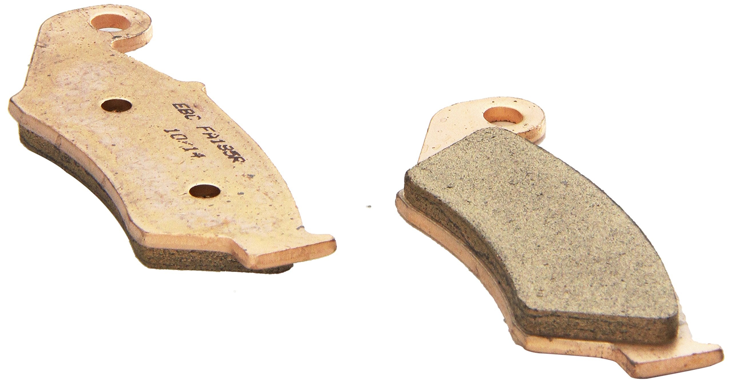 EBC FA185R brake shoe front view with bonded linings for reliability