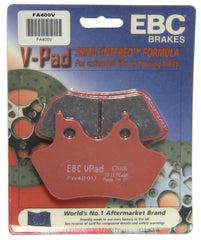 EBC FA400V disc brake pad close-up showing durable construction for reliable braking.
