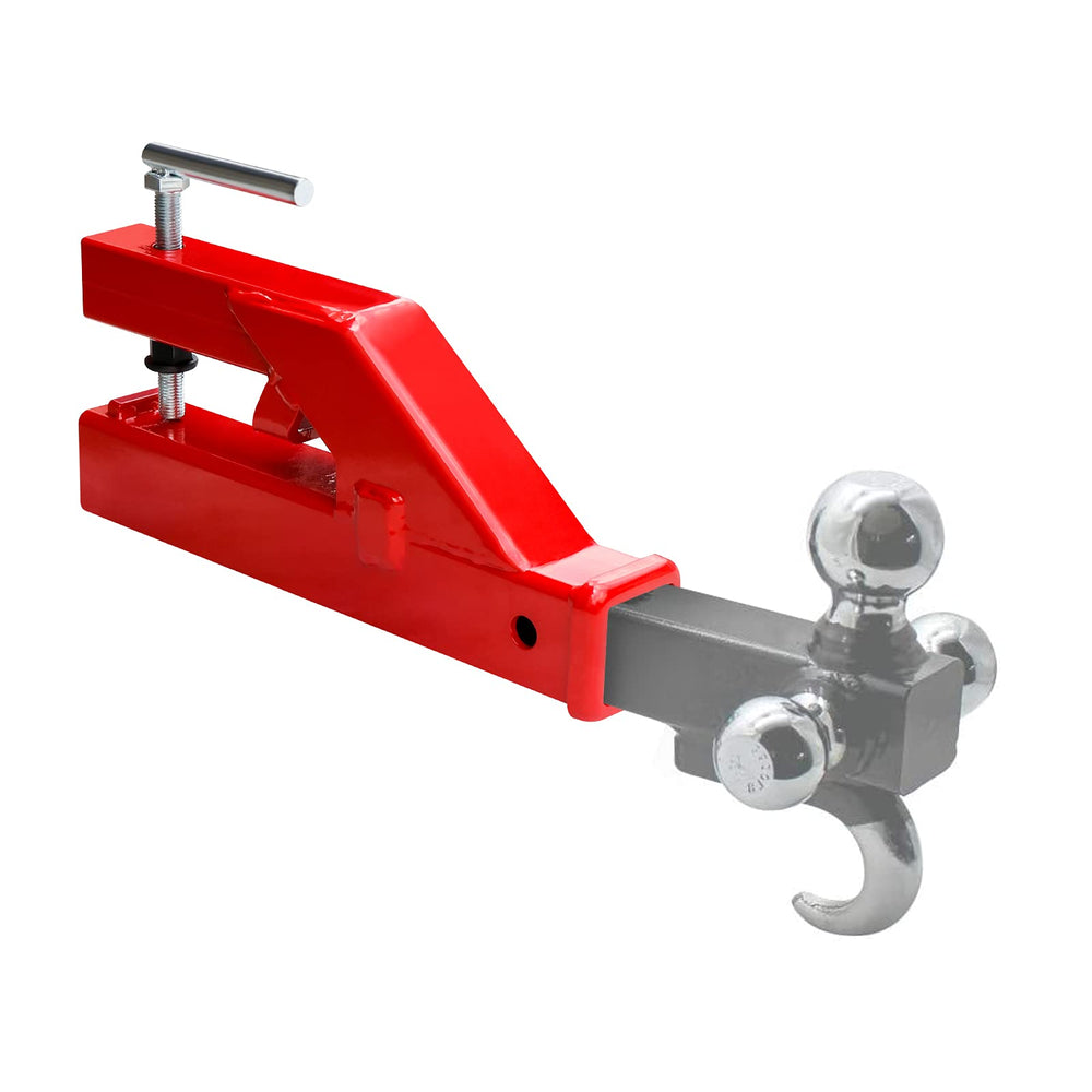 EBESTTECH front view installation showing easy clamping on a loader bucket