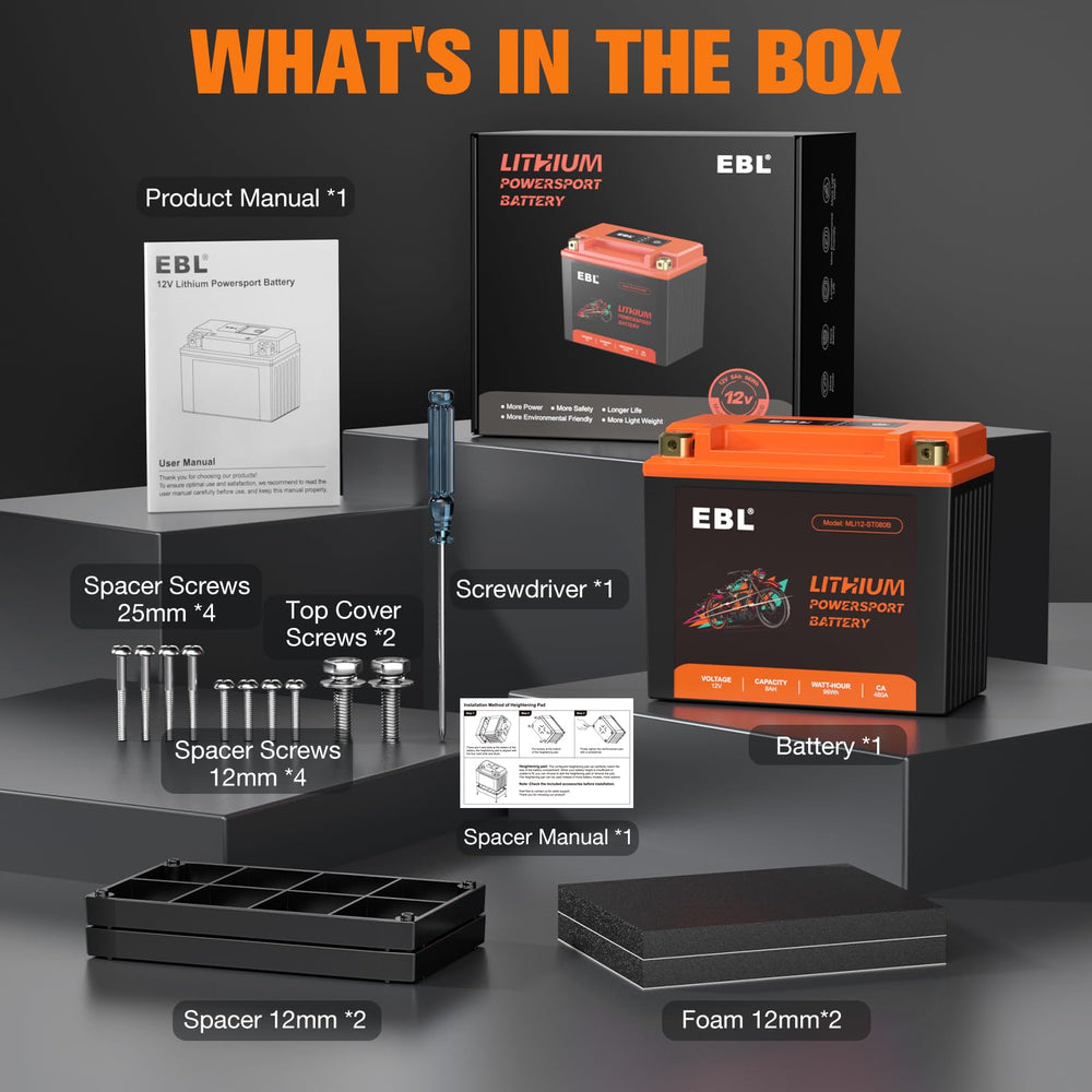 EBL delivers over 500 amps for reliable starts
