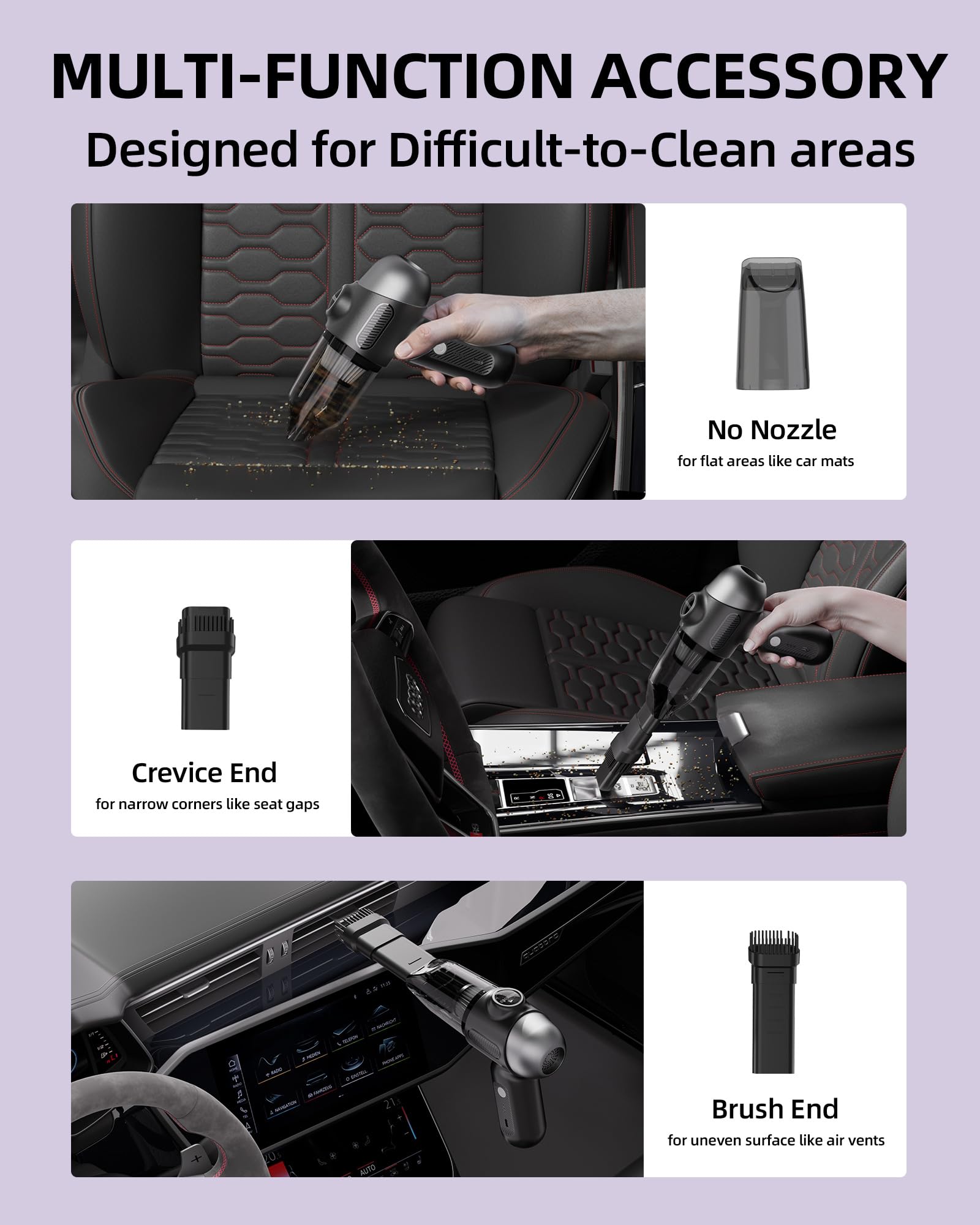 EBOSSOM Enlarged Suction Opening 1.8-inch expands reach for broader cleaning.