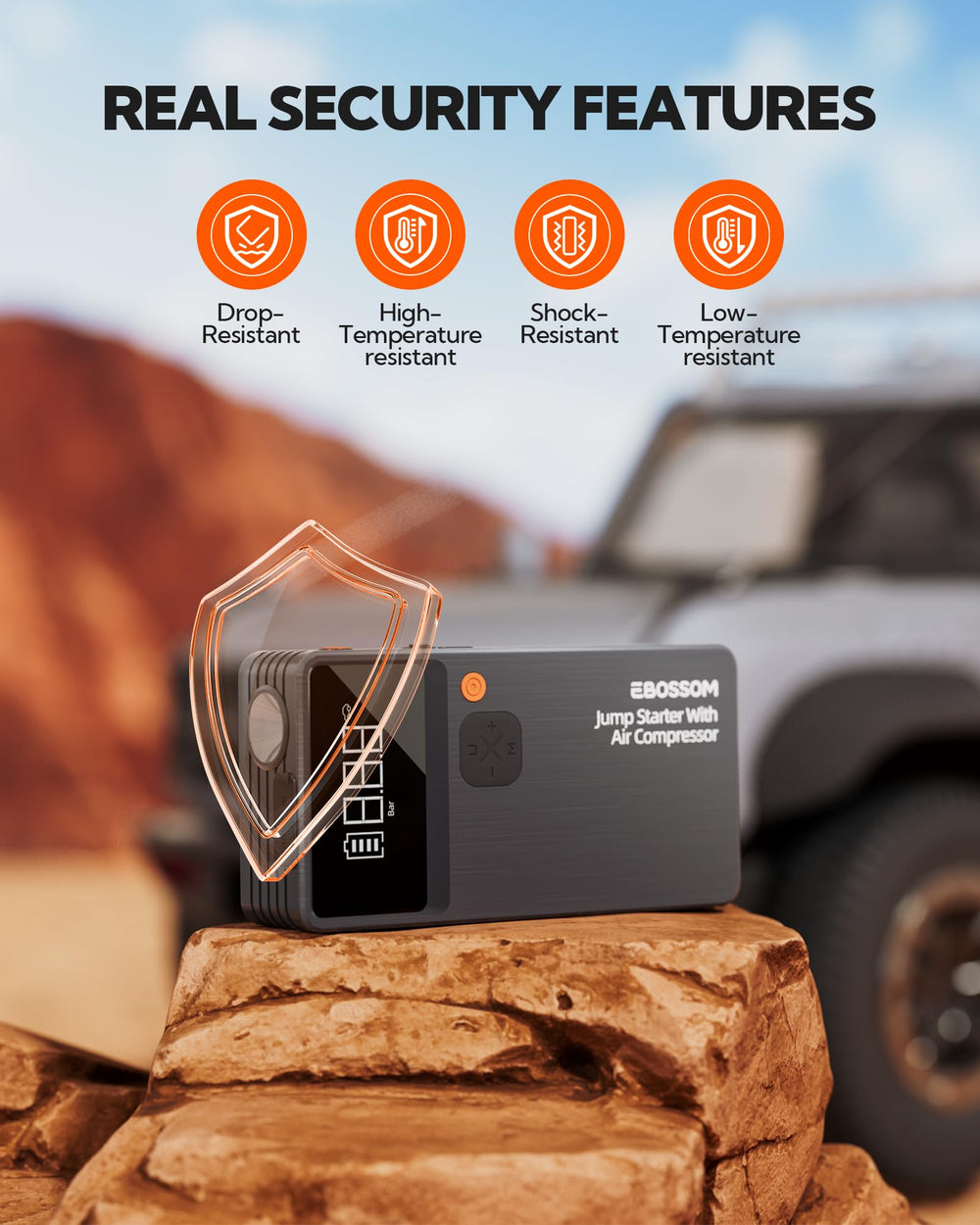 EBOSSOM JC8 portable power bank keeps essential devices charged on trips