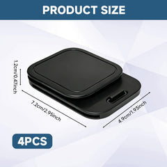 EBQOSK seatbelt clip with anti-slip silicone grip stabilizes during sharp turns.