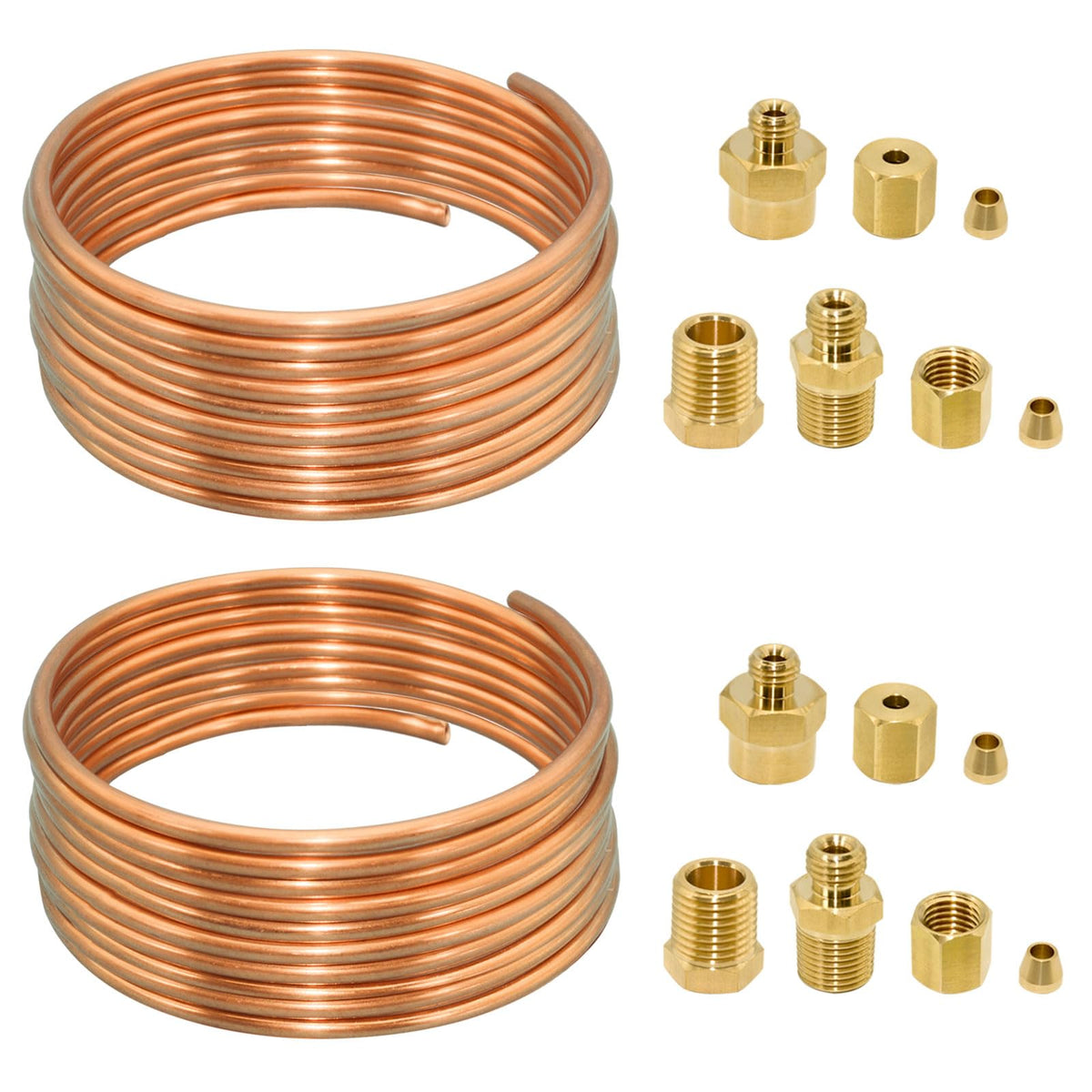 Ebrmeiwo 72-inch oil pressure tubing kit demonstrating universal compatibility.