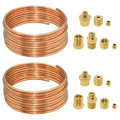 Ebrmeiwo 72-inch oil pressure tubing kit demonstrating universal compatibility.