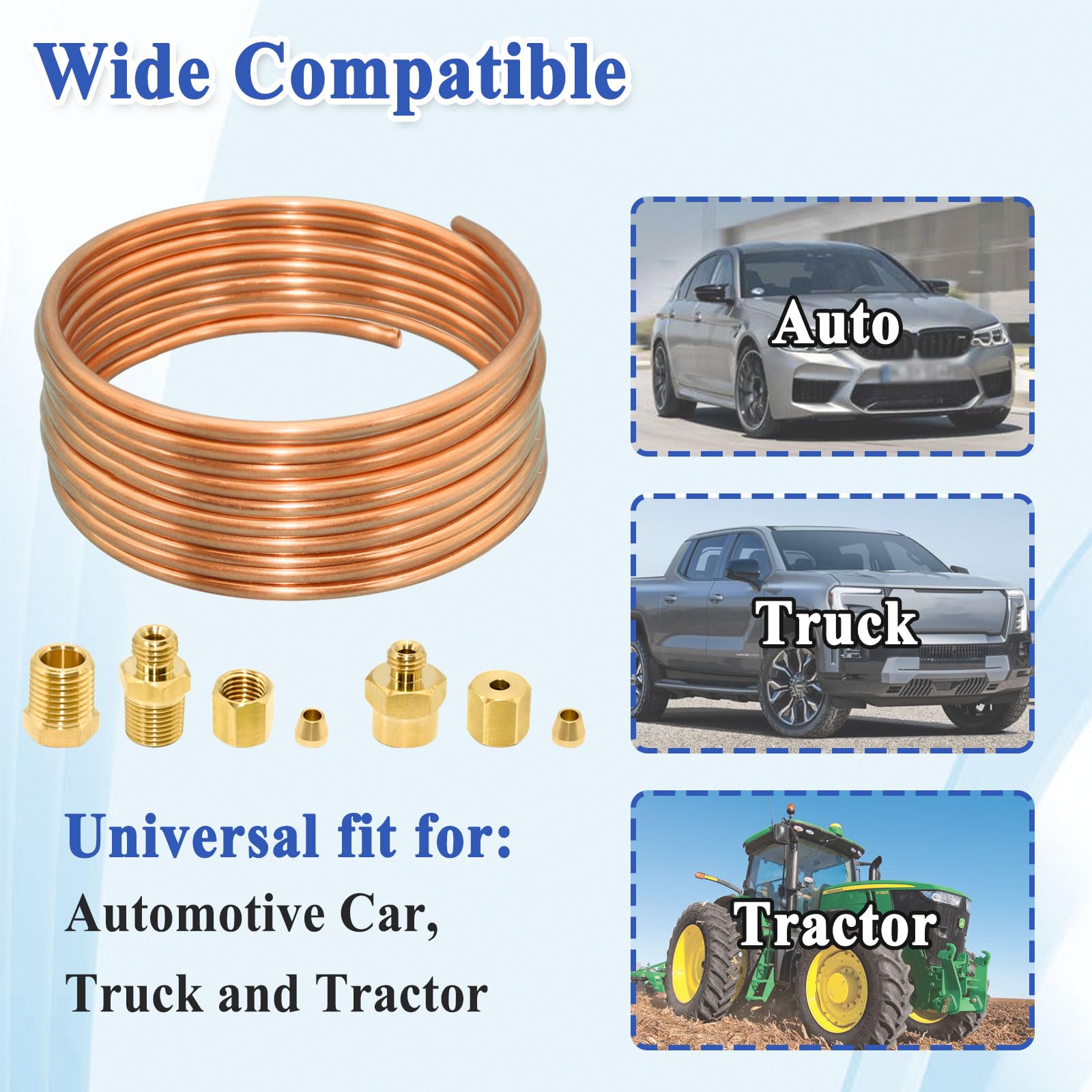 Durable purple copper tube from Ebrmeiwo resists heat and pressure while bending.
