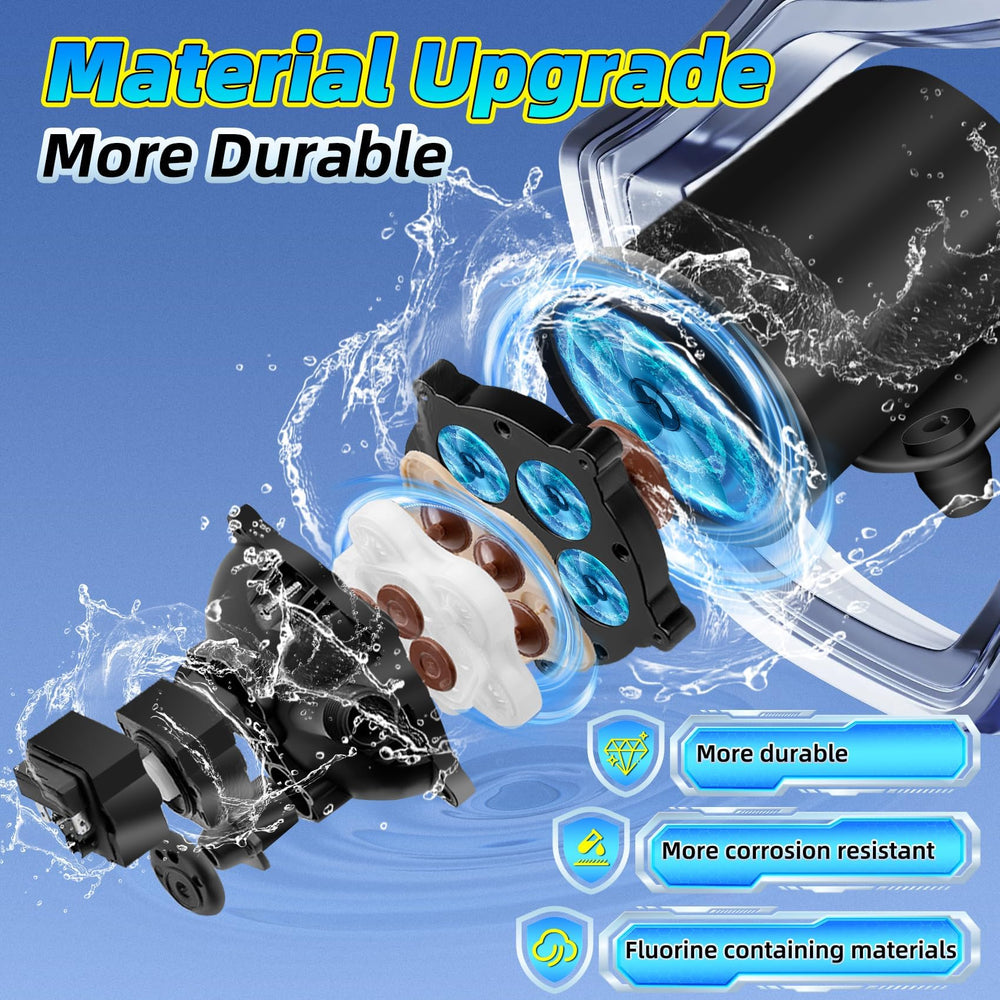 Ebusin RV water pump compact design highlights space-saving installation.