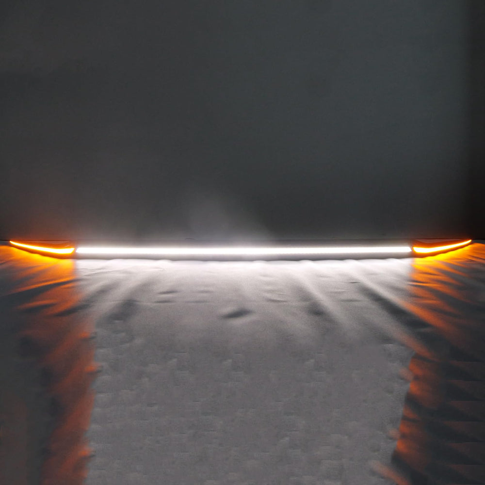 Ecahayaku installation steps for CR-V hood light upgrade.