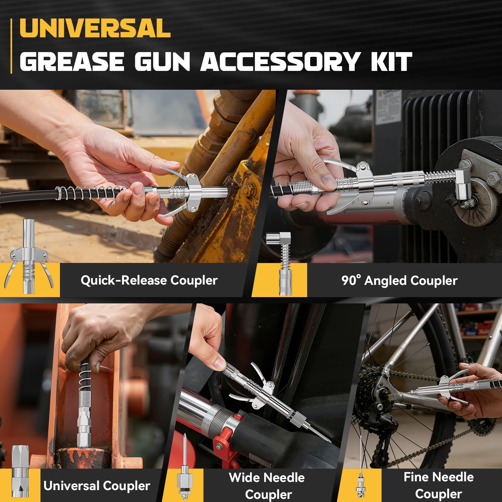 Ecarke diy-maintenance ready kit supports quick, precise lubrication tasks.