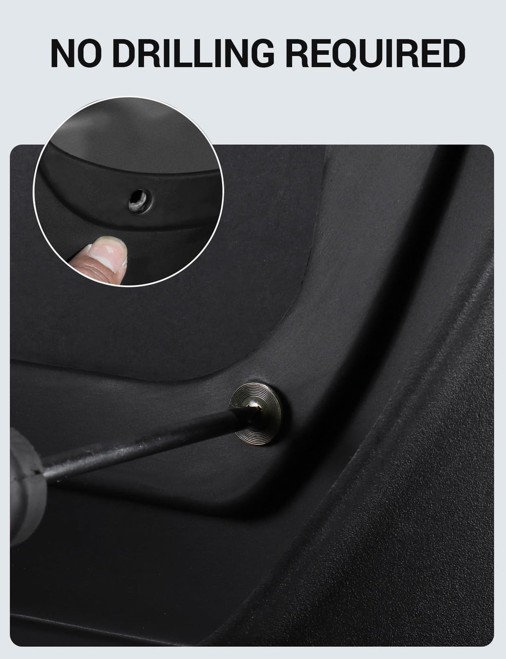 Ecarzo mud flaps all-weather protection for undercarriage and paint edges