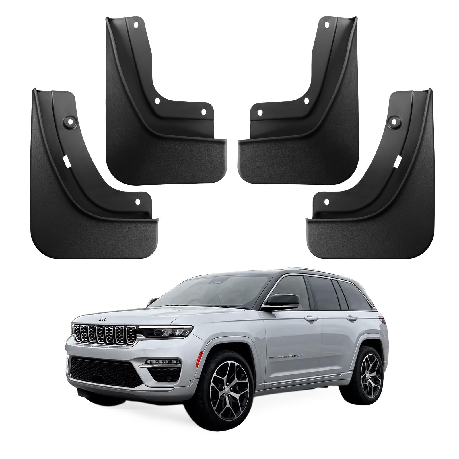 Ecarzo mud flaps front left for Grand Cherokee 5th gen protect underside from debris