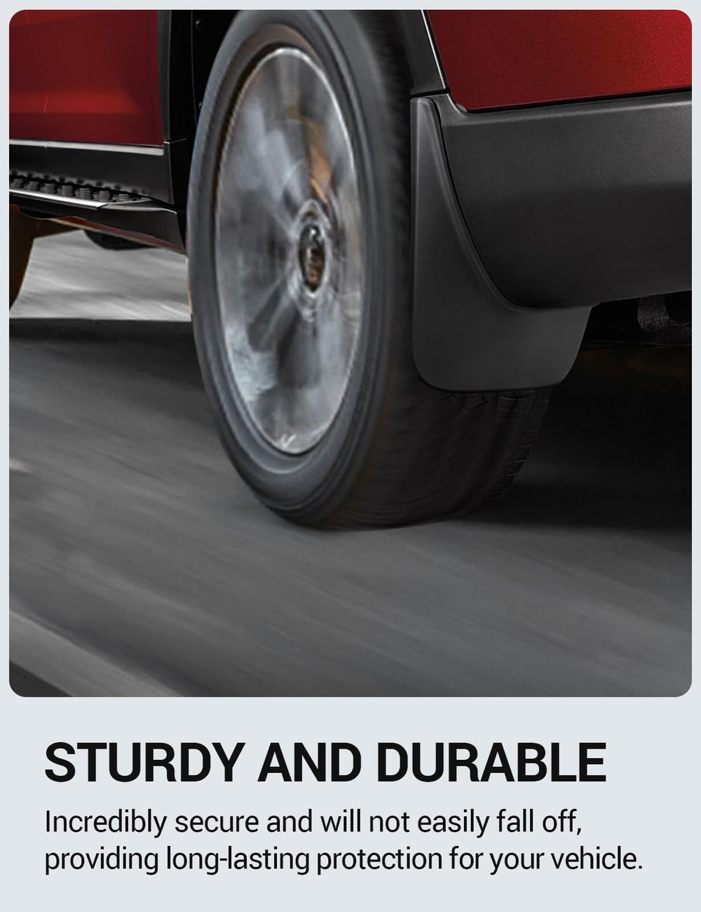Ecarzo mud flaps for Jeep Grand Cherokee L all-weather undercarriage protection