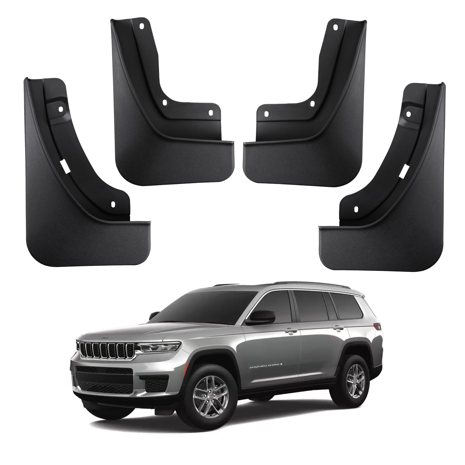 Ecarzo mud flaps for Jeep Grand Cherokee L front left protect against mud and debris