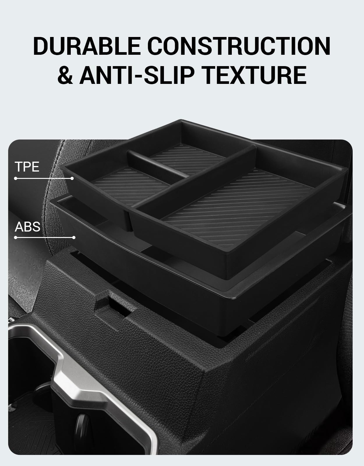 Ecarzo quick-release buckle provides fast access to hidden storage.