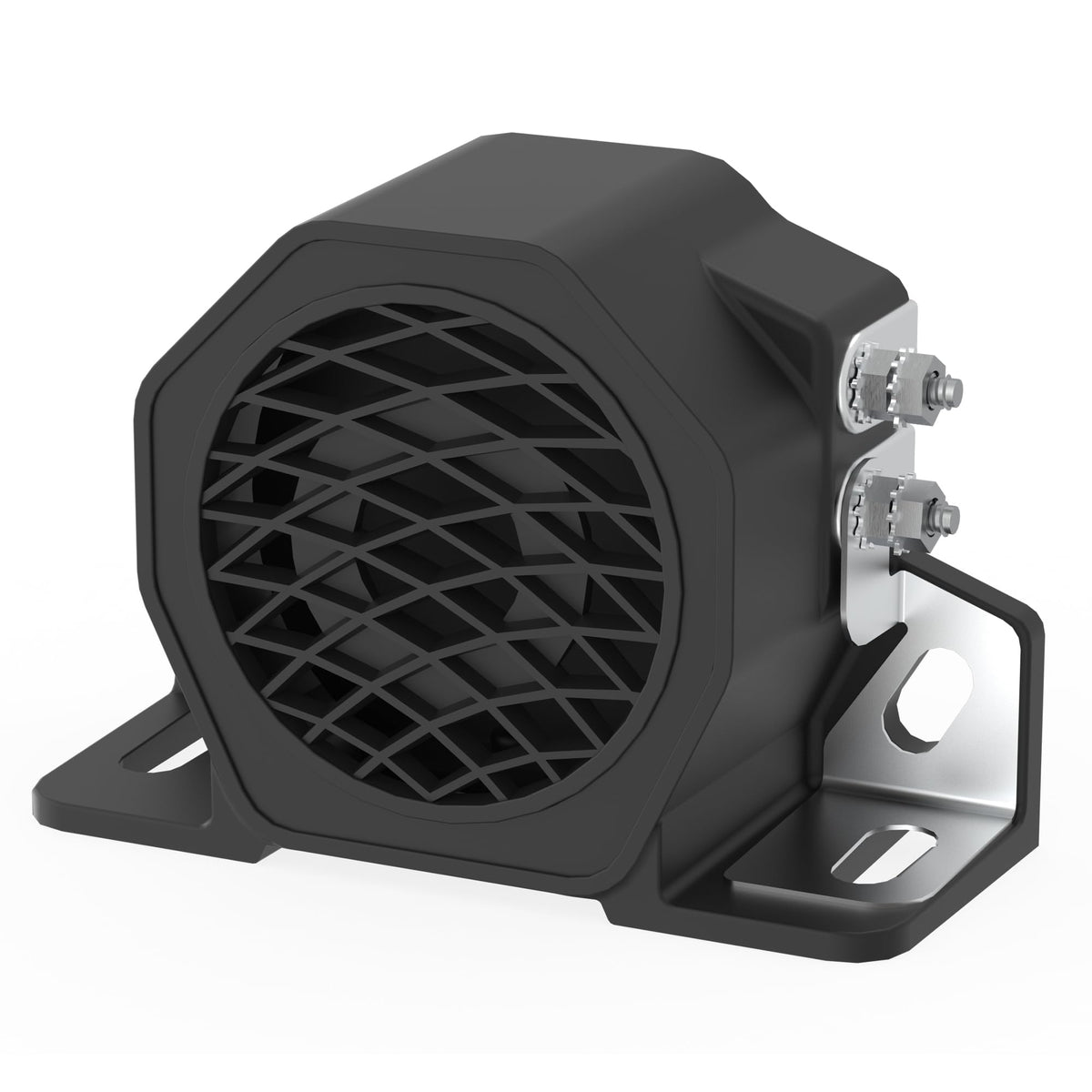 ECCO 530 back-up alarm front view shows compact, reliable warning for vehicles