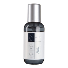 ECCO Foam Cleaner bottle showing gentle, effective cleaning for leather, suede, and textiles.