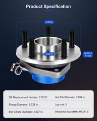 ECCPP 513121 oe-style flange ensures precise fit and easy installation