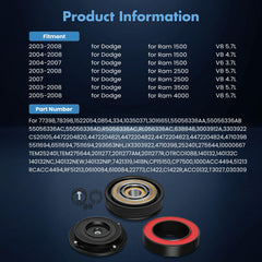 ECCPP A/C clutch kit side angle—stable performance for daily driving.