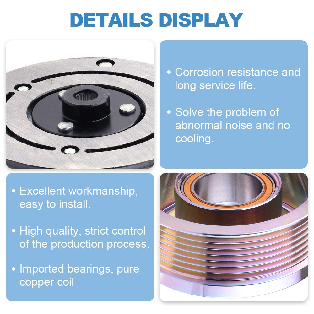 ECCPP A/C clutch operation highlighting reduced noise during cycling