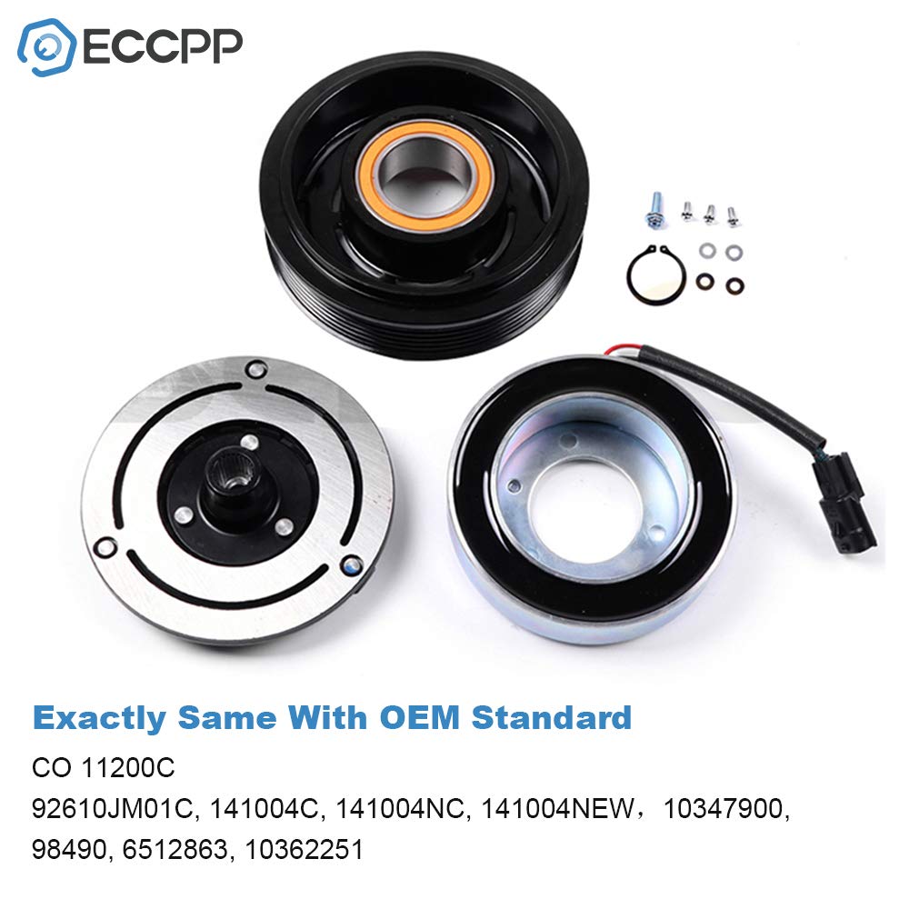 ECCPP A/C clutch electromagnetic coil for reliable clutch engagement
